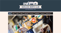 Desktop Screenshot of havelocknorthclub.co.nz